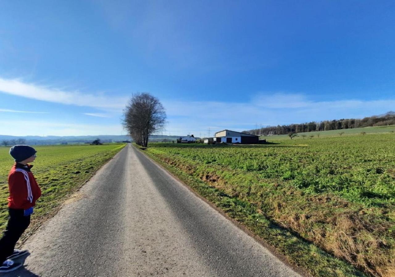 Exklusive Naturoase Direkt Am Ars Natura Wanderweg Mit Panoramablick Auf Melsungenアパートメント エクステリア 写真